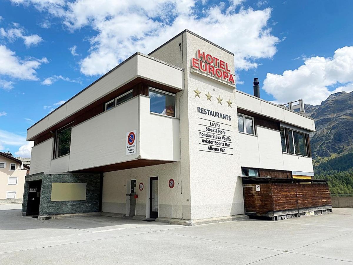 Appartement 42M2 Alpenschick Mit Balkon, Ausblick, Pool - E405 à Saint-Moritz Extérieur photo