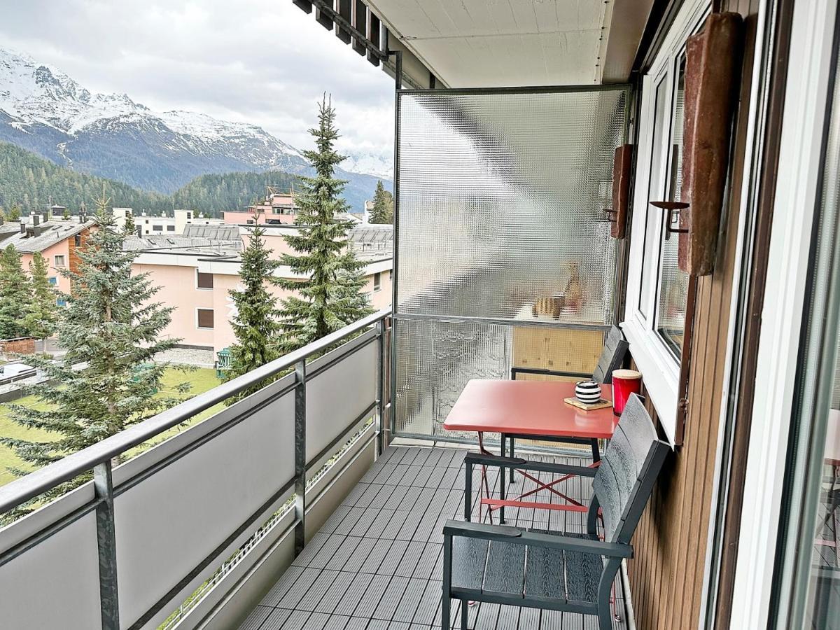 Appartement 42M2 Alpenschick Mit Balkon, Ausblick, Pool - E405 à Saint-Moritz Extérieur photo