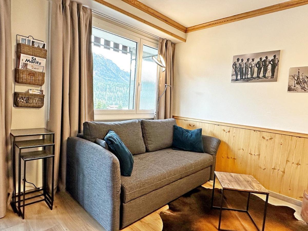 Appartement 42M2 Alpenschick Mit Balkon, Ausblick, Pool - E405 à Saint-Moritz Extérieur photo